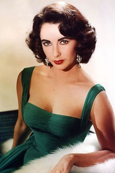 Green Elizabeth Taylor Dress Formal Prom Dress