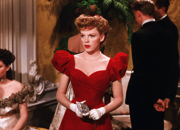 Judy Garland Dress Meet Me in St Louis Red Prom Dress