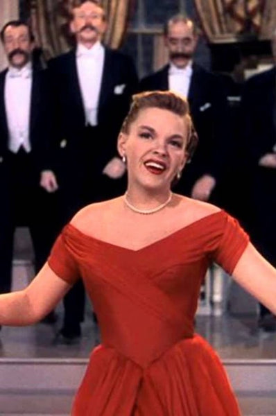 Judy Garland Red Dress Good Old Summer Time Prom Dress