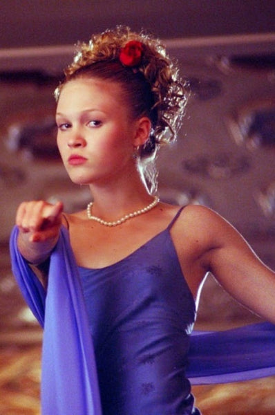 Julia Stiles As Kat Stratford Dress in 10 Things I Hate About You Prom Blue Dress