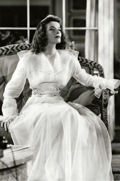 Katharine Hepburn Dress The Philadelphia Story White Prom Dress