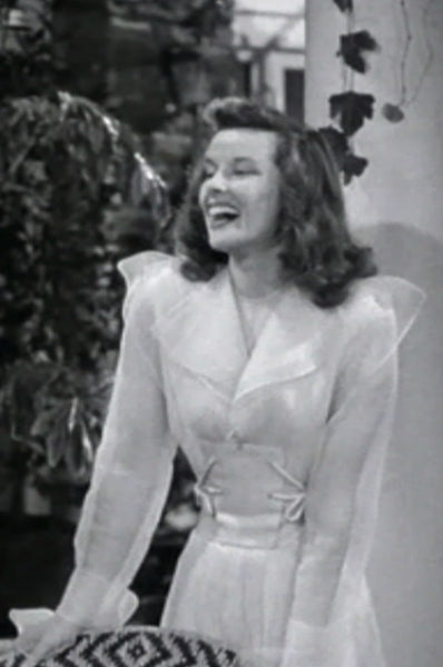 Katharine Hepburn Dress The Philadelphia Story White Prom Dress