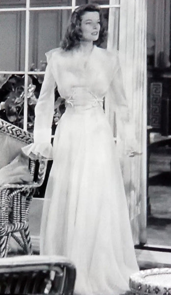 Katharine Hepburn Dress The Philadelphia Story White Prom Dress