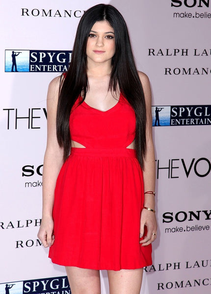 Red Kylie Jenner Short Mini Dress Cut Out Prom Celebrity Evening Formal Dress 'The Vow' Premiere