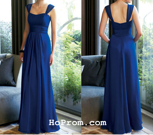 Long Prom Dresses Two Staps Prom Dress Long Bridesmaid Dresses