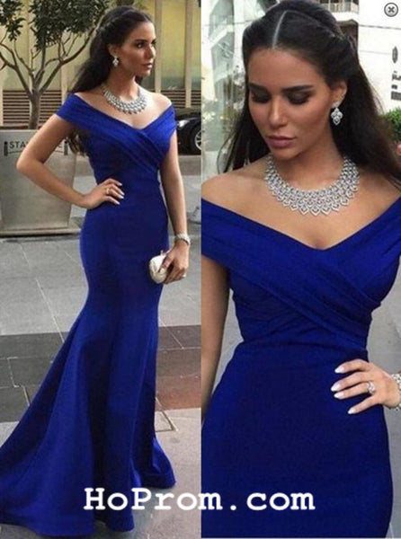 Blue Prom Dresses Mermaid Blue Prom Dress Blue Evening Dresses