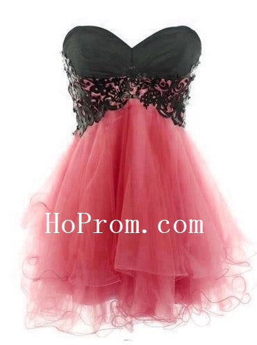 Sweetheart Short Prom Dresses,Watermelon Prom Dress,Evening Dress