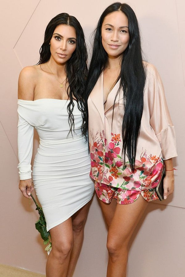 White Kim Kardashian (Kim K) Mini Off The Shoulder Wrap Dress Prom Cel –  Hoprom