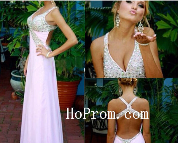 Cross Back Prom Dresses,Pink Prom Dress,Evening Dresses