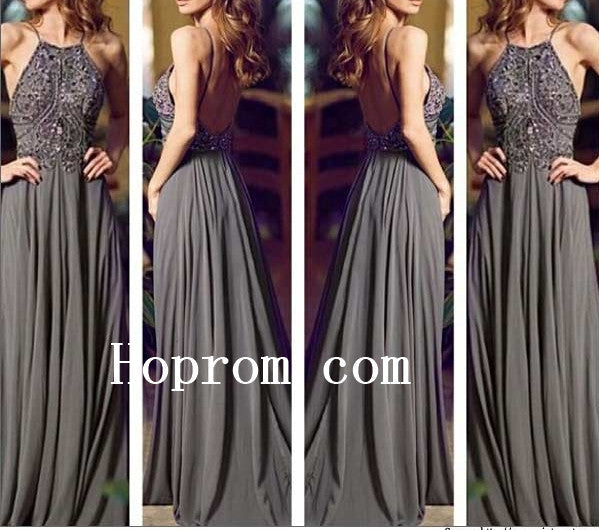 Popular Prom Dresses Halter Prom Dress Evening Dress Custom Size