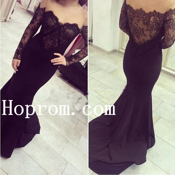 Off Shoulder Prom Dresses,Lace Satin Prom Dress,Evening Dress