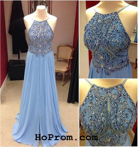 Popular Prom Dresses Halter Prom Dress Evening Dress Custom Size